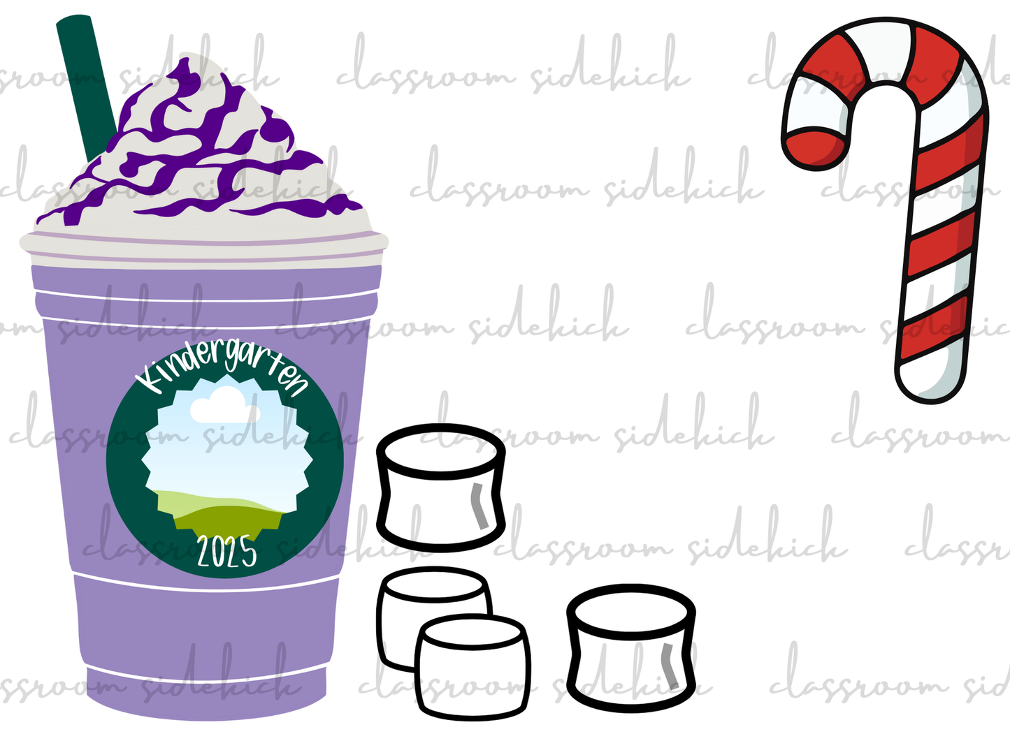 Kindergarten Christmas Mug Ornament/Memories