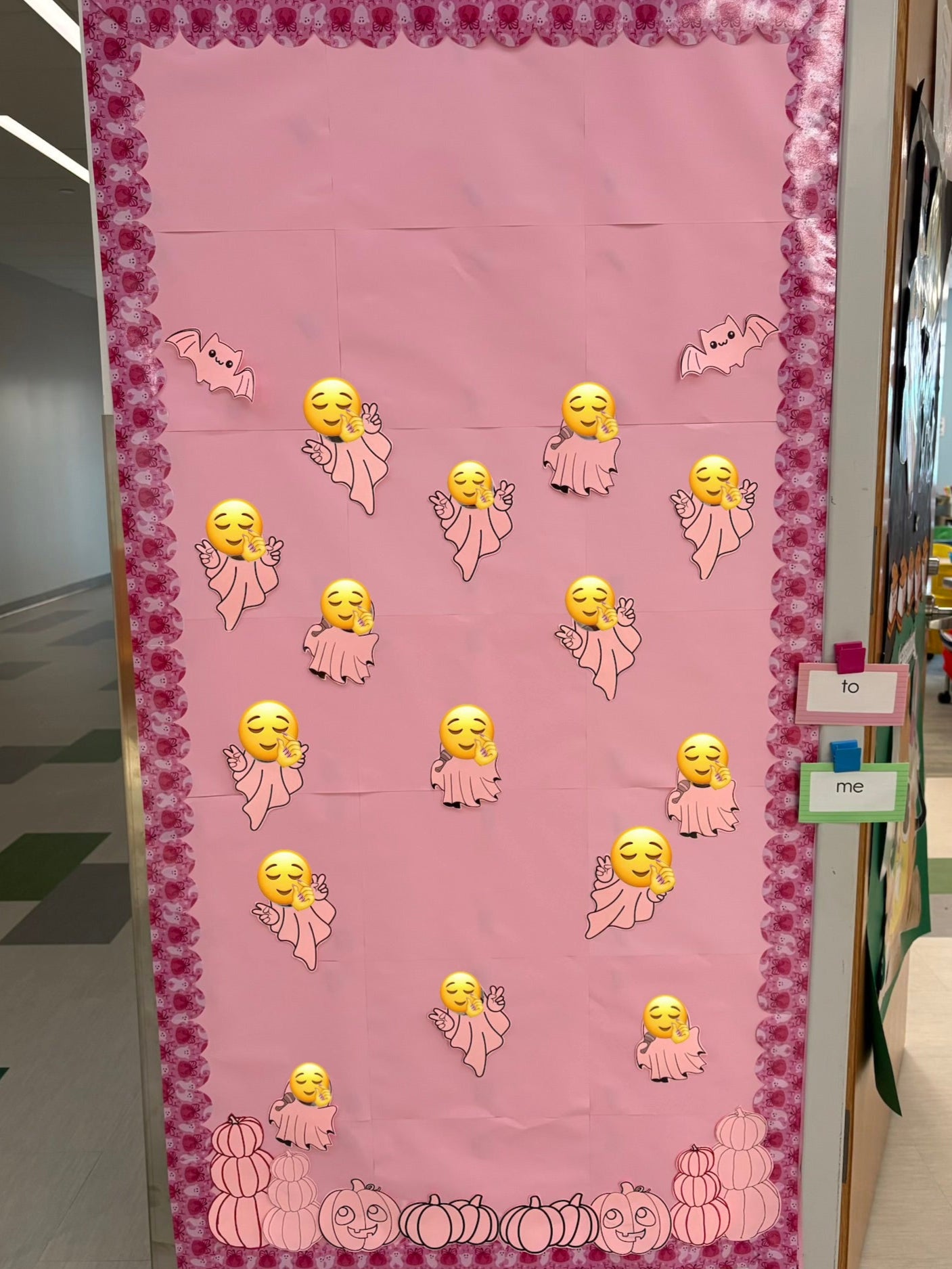 Breast Cancer Awareness Bulletin Board Border