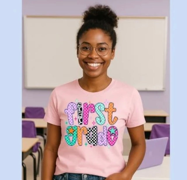 Teacher tees by grade