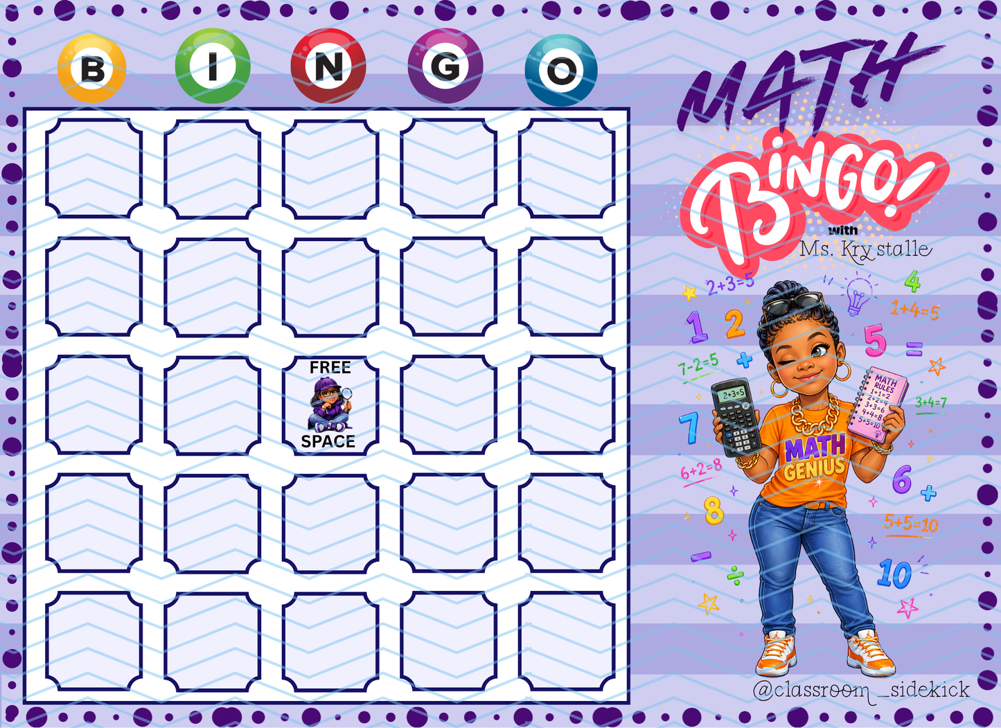 Math Bingo |9 Cards included | Number Detectives | Fun Addition & Subtraction Game for Kids