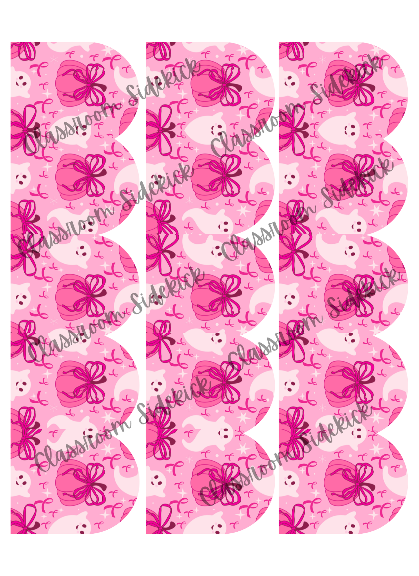 Breast Cancer Awareness Bulletin Board Border
