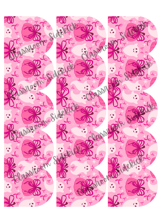 Breast Cancer Awareness Bulletin Board Border